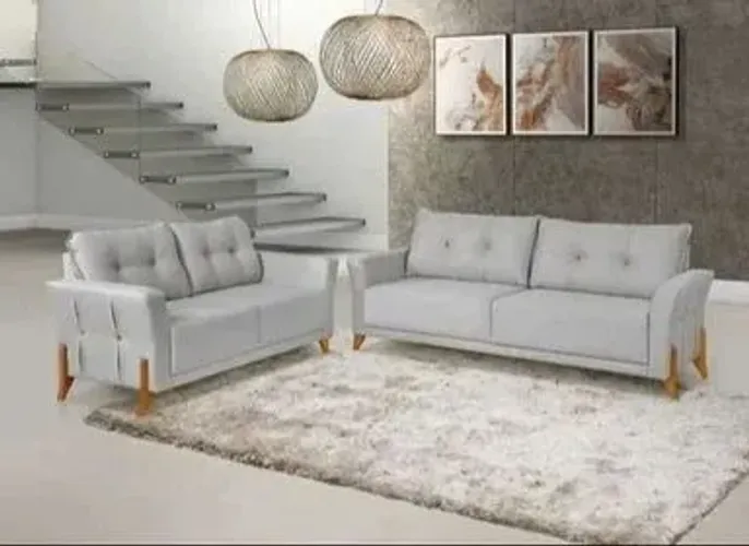 Conjunto Sofá 2,00m e 1,70m Linho - (Entregamos)!!