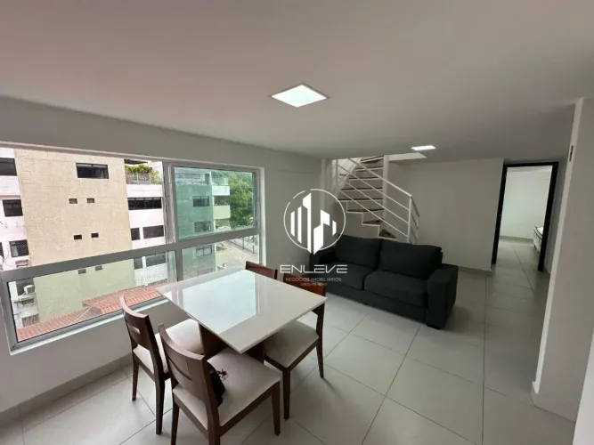 Cobertura Duplex com 02 quartos à 50m da Praia do Cabo Branco