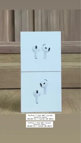 AirPods 4 Lacrado - Nota fiscal