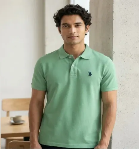 Camisa Polo Verde Original U.s. Polo Ass Masculina Tam.m