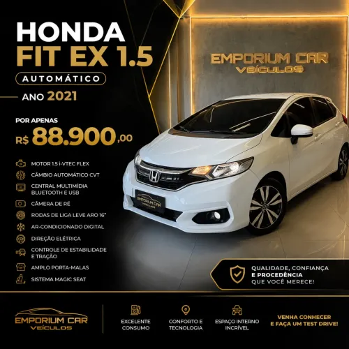 Honda Fit Ex/s/ex 1.5 Flex/flexone 16V 5P Aut. 2021
