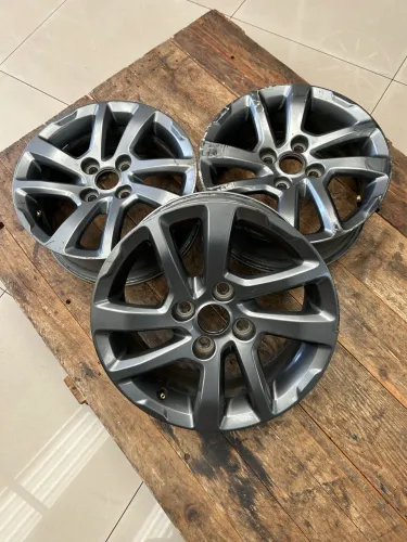 3 rodas aro 15 originais ford ka frestyle