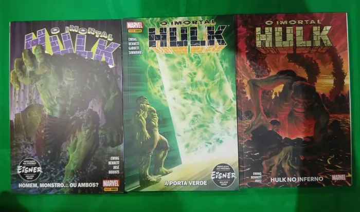 O Imortal Hulk vols 1 ao 8 - LEIA A DESCRIÇÃO
