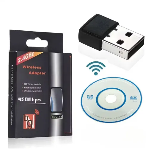 Adaptador USB Wi-Fi Mini Nano 802.11n | Receptor Sem Fio para Computador e Notebook