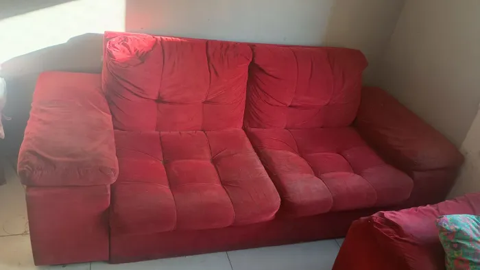 Sofá vermelho