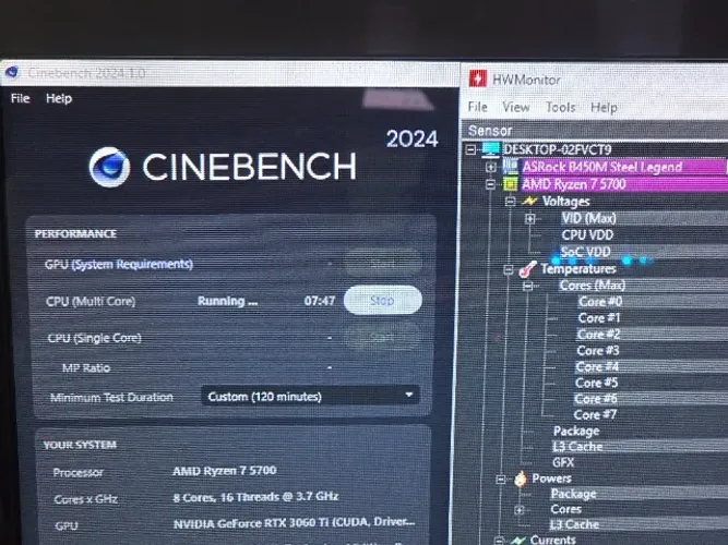 Processador AMD Ryzen 7 5700 8c/16t 4.3Ghz All Core (4.6Ghz Turbo) - 100% Funcionando