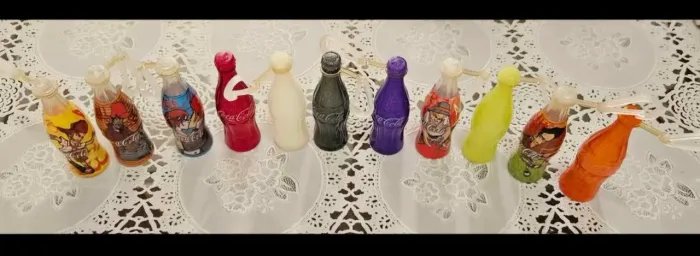 Garrafinhas da coca cola