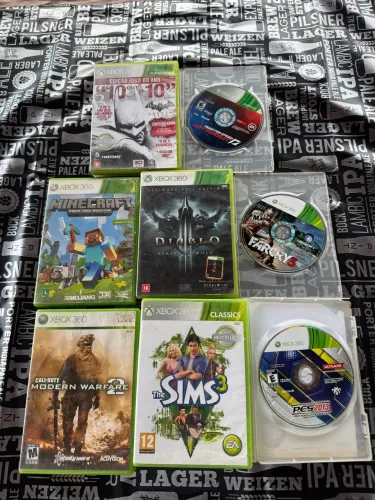 LOTE DE 8 JOGOS ORIGINAIS DE XBOX 360(ENVIO OLX PAY)