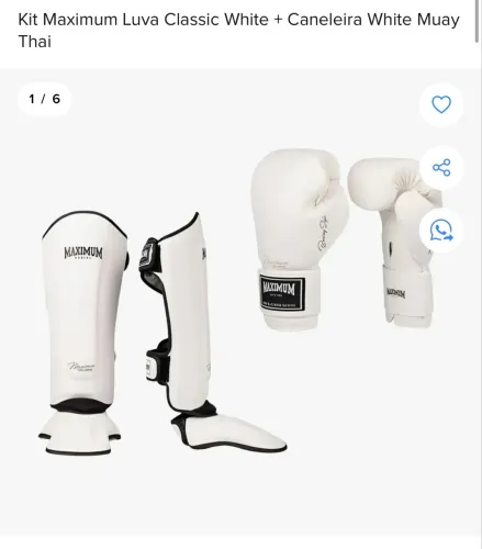Vendo equipamento de luta original