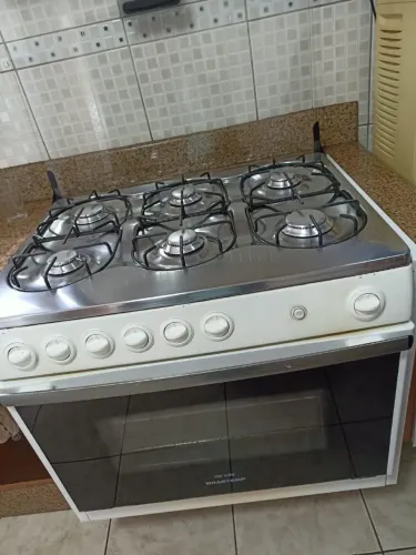 Fogão Brastemp 6 bocas de embutir e Sugar