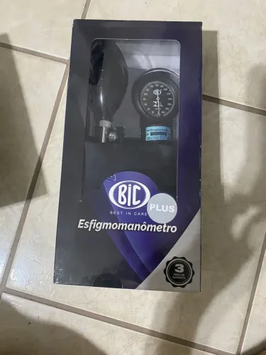 Esfigmomanômetro BIC plus NUNCA USADO