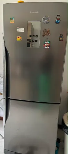 Geladeira Panasonic Frost Free Inverter 425L inox escovado