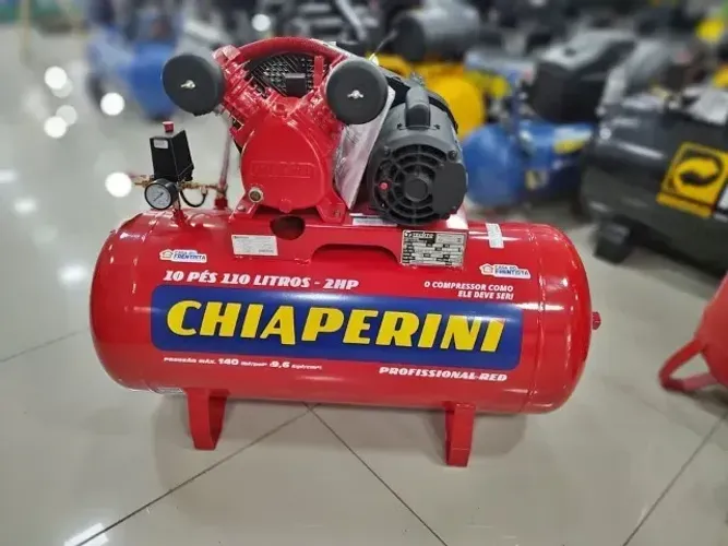 Compressor de 110L chiaperini 2hp 140psi (Novo/Loja)