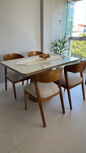 Conjunto 4 cadeiras para mesa de jantar