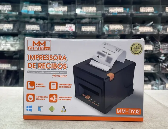 Impressora Térmica 80mm recibos Minimen Notas