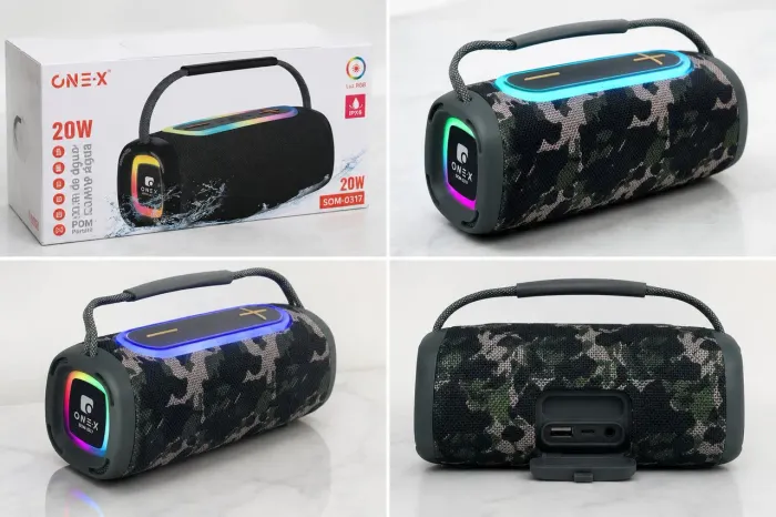 Caixa de Som Bluetooth ONEX 20W - Nova na Caixa - Brumado.