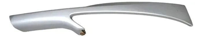 Moldura Parachoque Dianteiro Peugeot 207 09/13 Prata