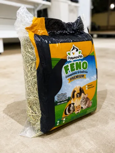Feno para coelhos porquinhos hamster e chinchila