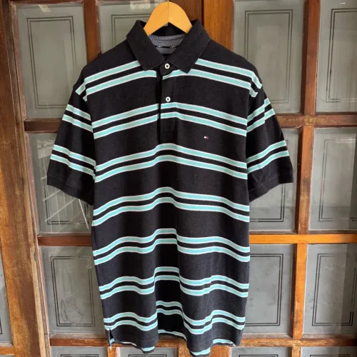 camisa polo tommy hilfiger listrada europeu