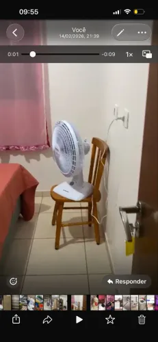 ventilador e cadeira