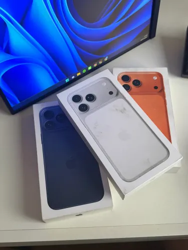 iPhone 17 Pro Max 256 Lacrado 1 Ano Garantia! Laranja, Azul, Prata