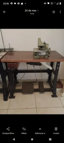Vendo máquina de costura usada chinesinha
