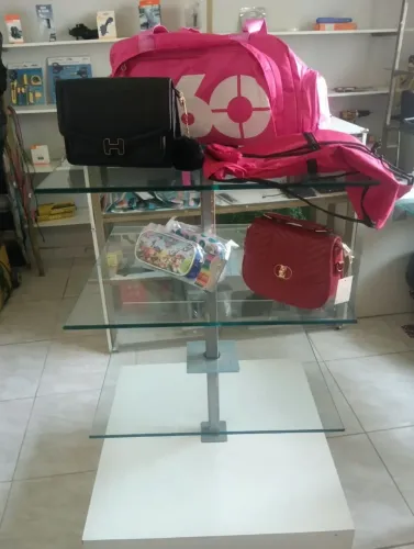 Expositor de vidro