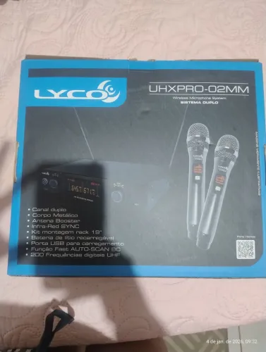 Microfones sem fio Lyco