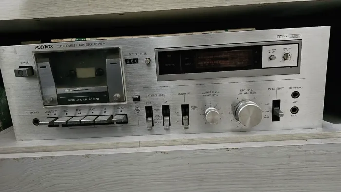 Tape Deck Polivox Cp150 M com manual ( único dono )
