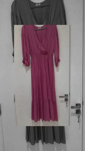 Vestido longo - Rosa