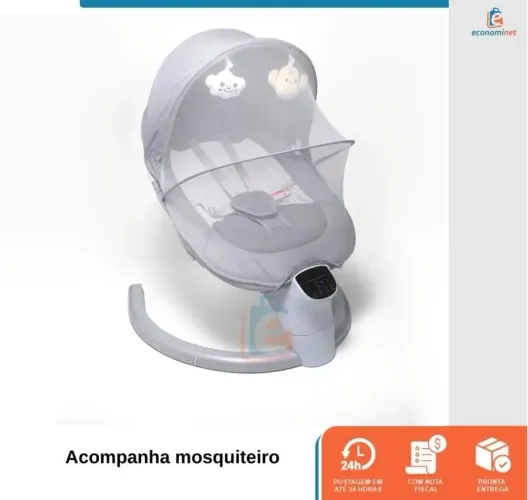 Cadeira de balanço eletrica infantil baby Joy 