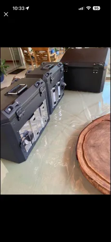 BAÚS LATERAIS 35L + TOP CASE 50L ALUMÍNIO