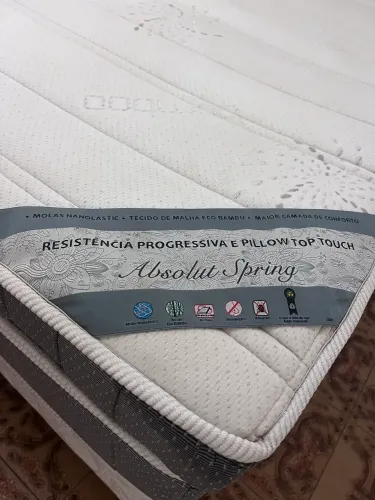 Cama Box King Size Ortobom Absolut Spring