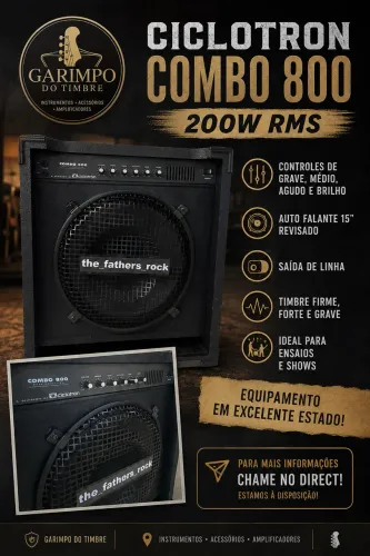 Combo Baixo 800 200W - Ciclotron