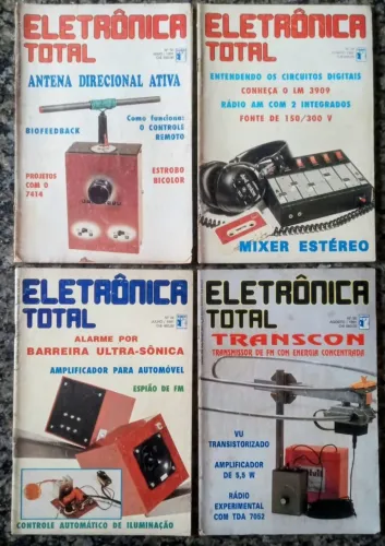 Revistas Eletrônica Total ano de 1991 - ano completo, janeiro à dezembro