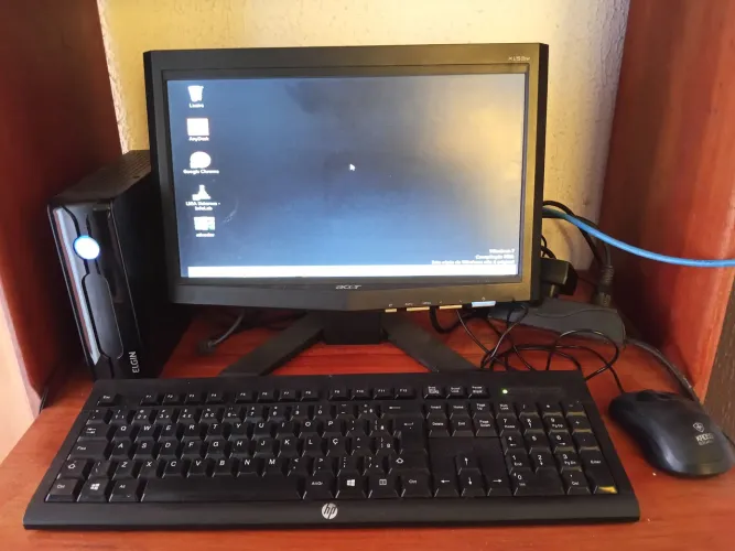 Mini PC ELGIN, MONITOR ACER, TECLADO E MOUSE