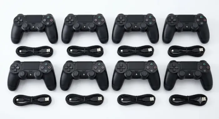 8 Controles PS4 / 10 CAIXAS / Cabos 
