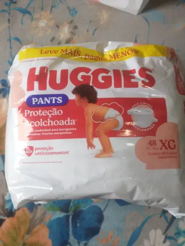 Fraldas Huggies pants XG 48 fraldas 