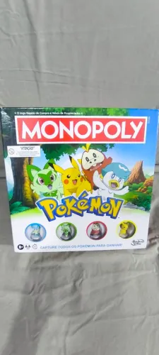 Jogo Monopoly Pokémon novo fechado 