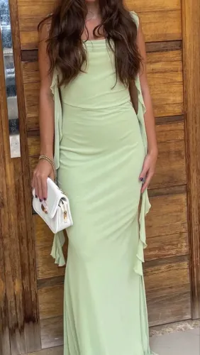 Vestido de festa Cider Verde Claro