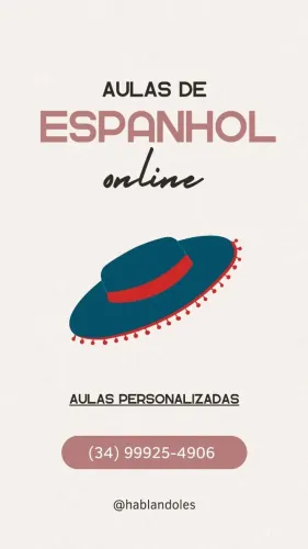 aulas de espanhol online