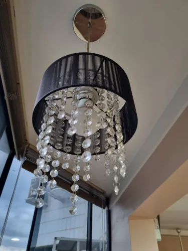 Lustre com cristais