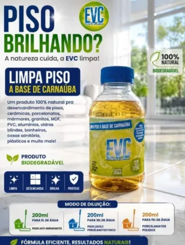 Limpa pisos (a base de carnauba )