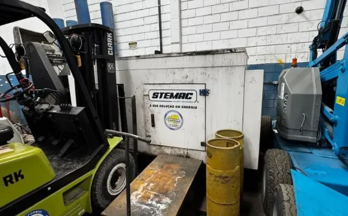 GERADOR DE ENERGIA, STEMAC 180KVA MOTOR MWM