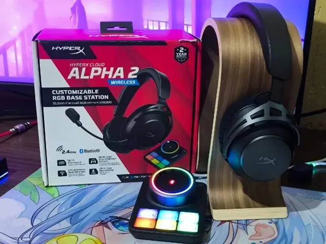 Headset HyperX Cloud Alpha 2 + Base Station - Wireless
