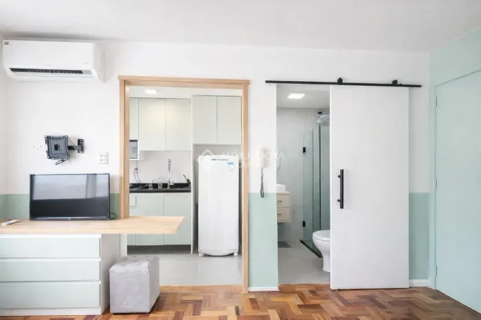Estúdio mobiliado próximo ao bairro Bom Fim