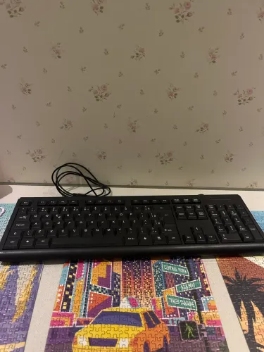 Teclado com entrada usb 