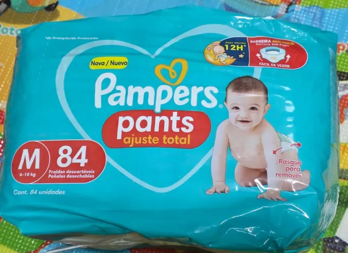 Fraldas pampers M pants