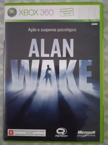 Jogo M. Física Xbox 360 - Alan Wake.(Original/SemiNovo)