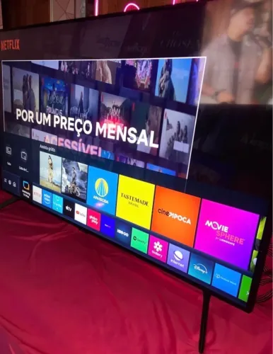 Smart tv Samsung 4k 50pol com comando de voz e Xbox integrado